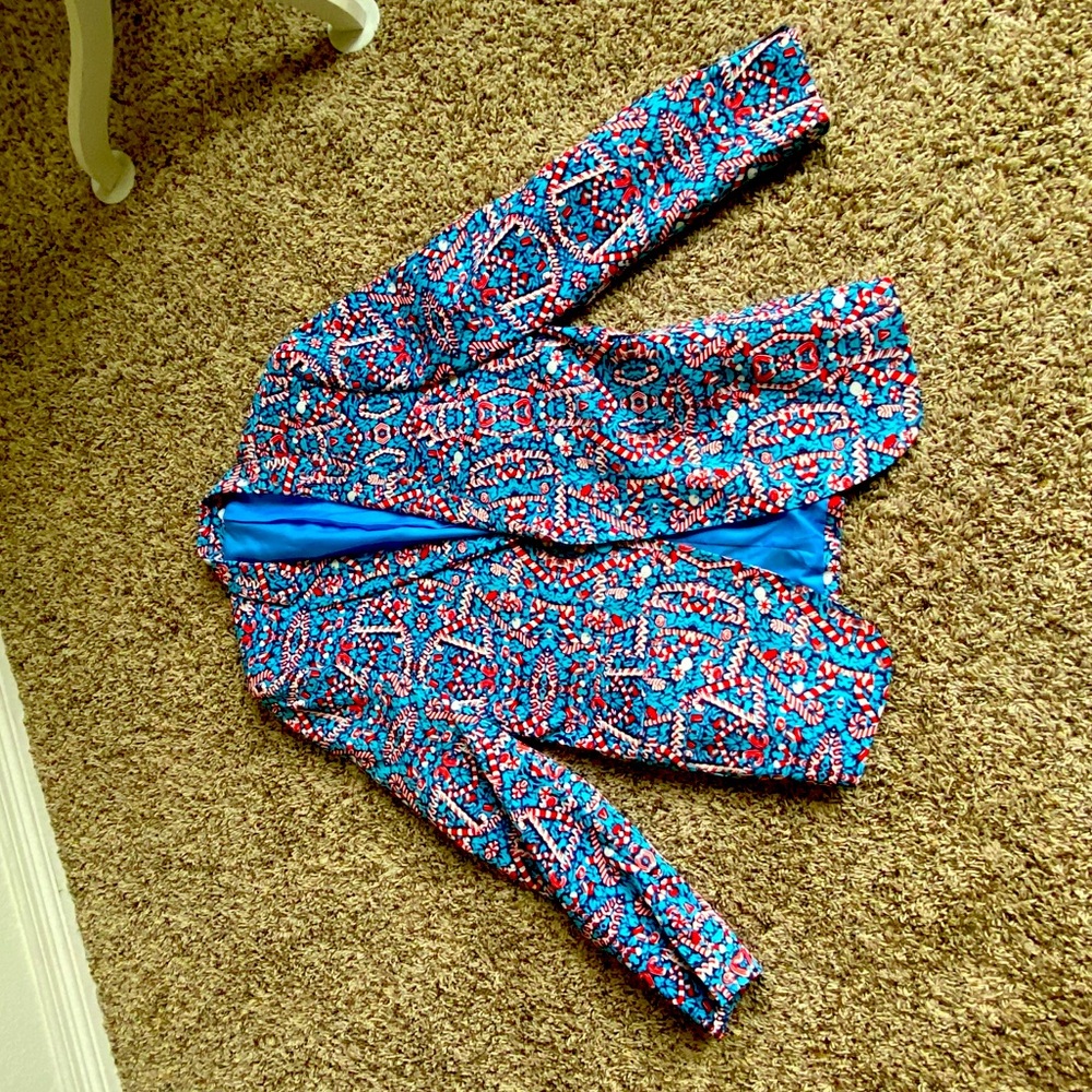 Super fun Candy Cane blazer